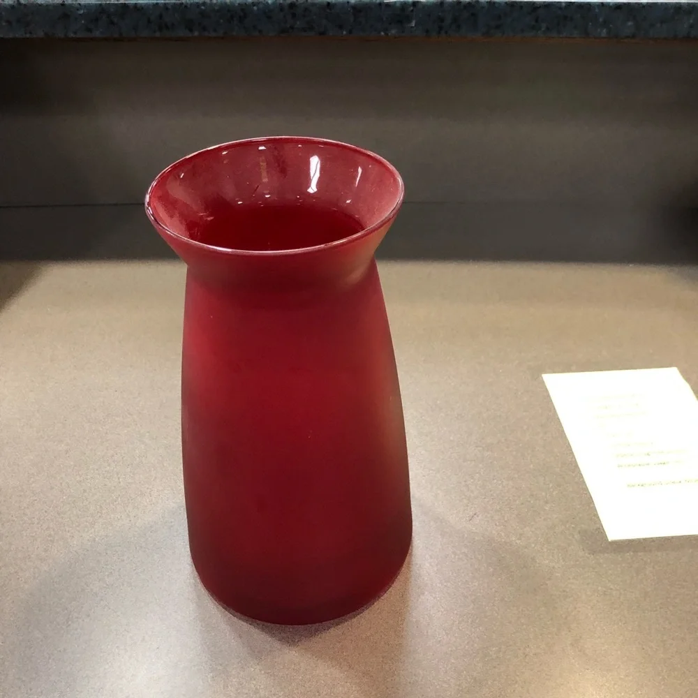 Red Vase